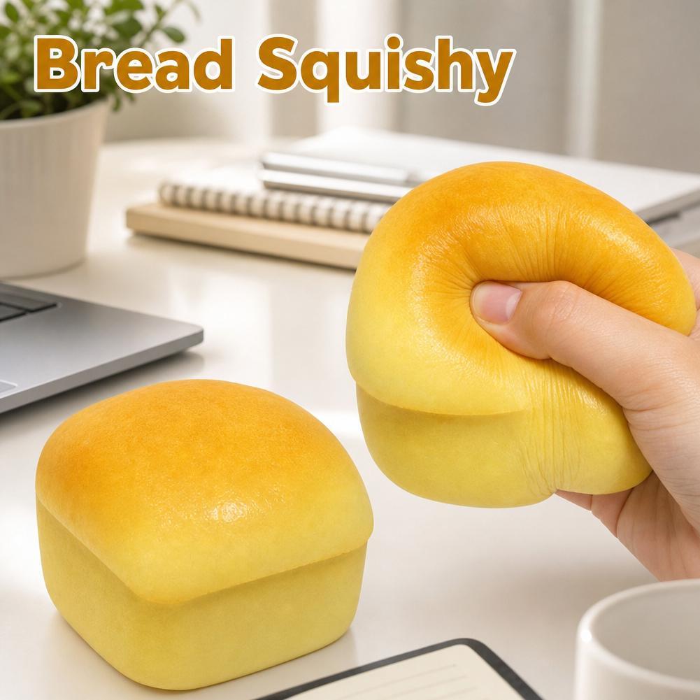 Health Wellness Product - Simülasyon Ekmek Sıkma Oyuncağı Taba Squishy